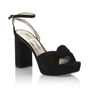 Kate Spade Suede Knotted Platform Sandals